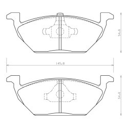 WINMAX ARMA CIRCUIT FRONT BRAKE PAD SET