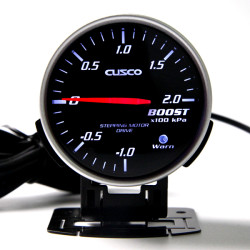 CUSCO RACING BOOST METER φ60mm, -100~0~+200kPa